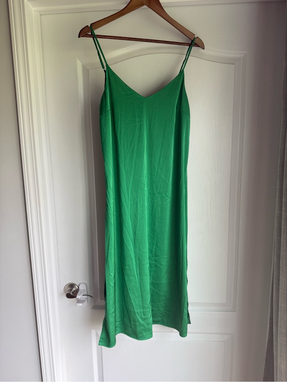 The Drop emerald Green Slip Dress size small